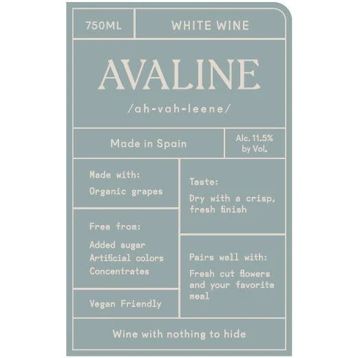 Avaline Spain White Blend 750ml