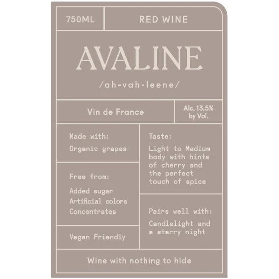 Avaline France Red Blend 750ml