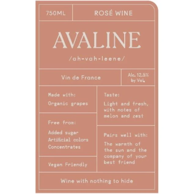 Avaline Cotes De Provence Rose 750ml