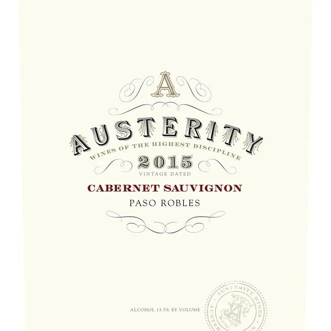 Austerity Paso Robles Cabernet Sauvignon 750ml