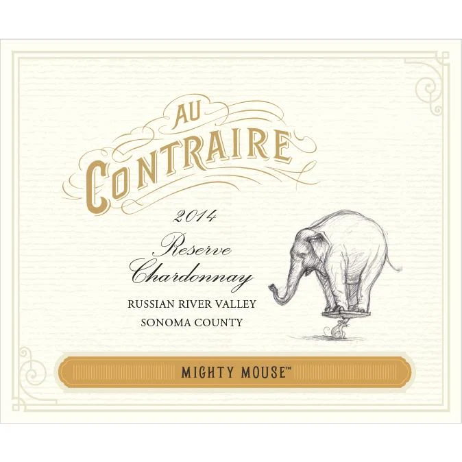 Au Contraire Mighty Mouse Russian River Valley Chardonnay 750ml