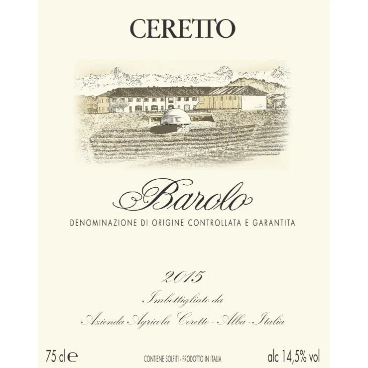 Ceretto Barolo DOCG Nebbiolo 750ml