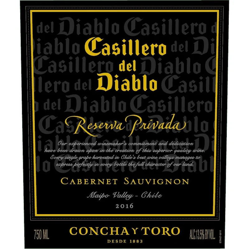 Casillero Del Diablo Maipo Valley Reserve Privada Cabernet Sauvignon 750ml