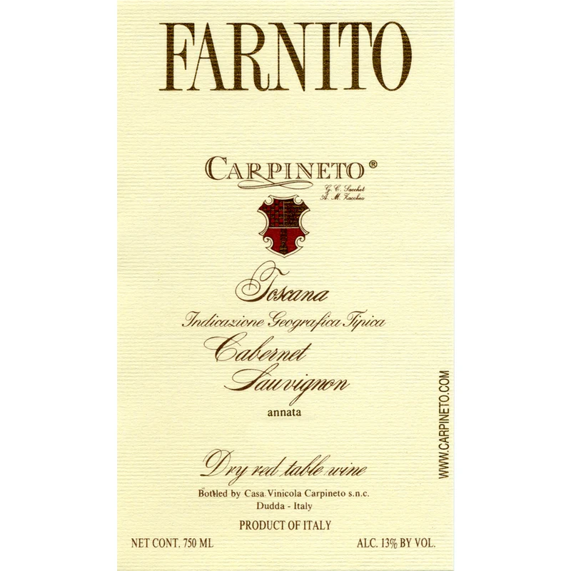 Carpineto Farnito Tuscany Cabernet Sauvignon 750ml