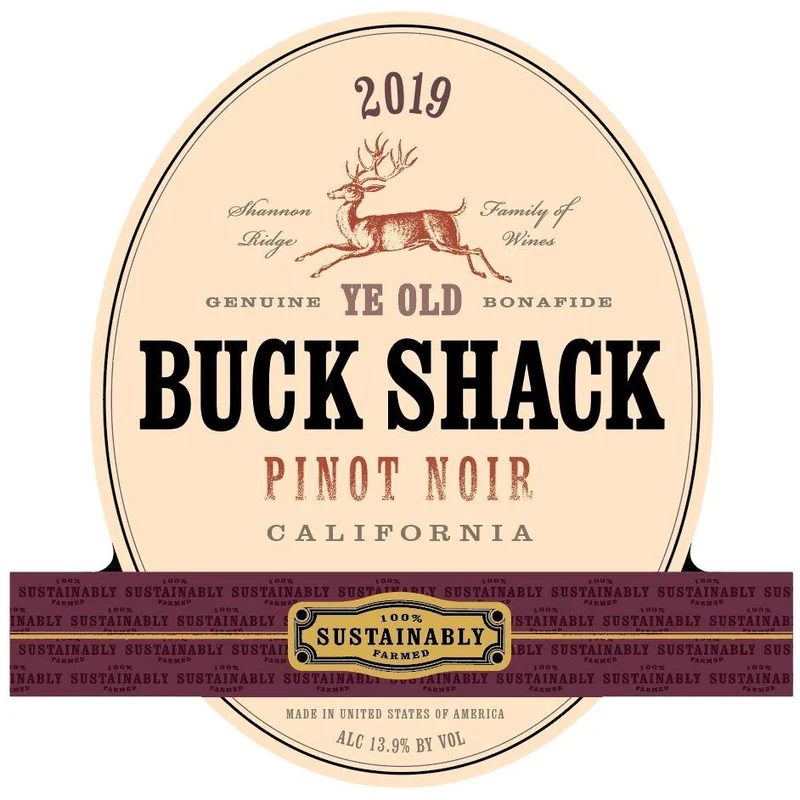 Buck Shack Lil' Fatty Lake County Pinot Noir 750ml