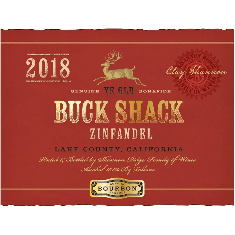 Buck Shack Lil' Fatty Lake County Bourbon Barrel Zinfandel 750ml