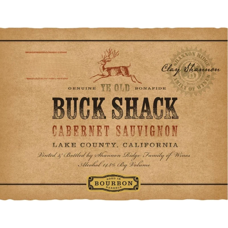 Buck Shack Lil' Fatty Lake County Bourbon Barrel Cabernet Sauvignon 750ml