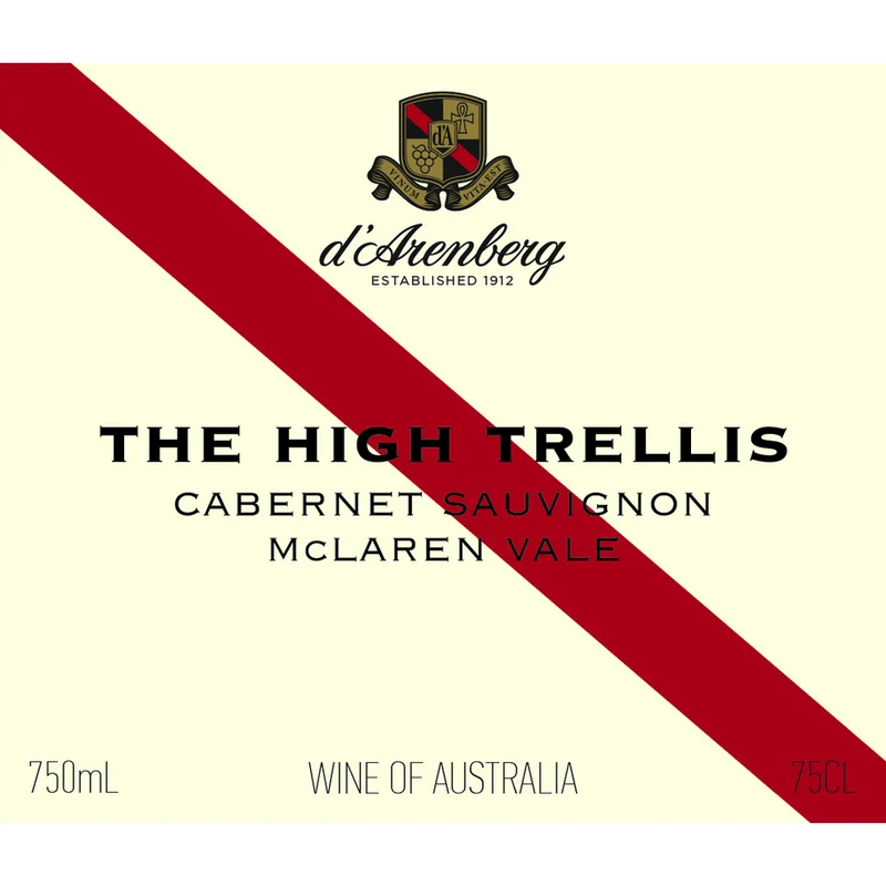 D'Arenberg High Trellis McLaren Vale Cabernet Sauvignon 750ml