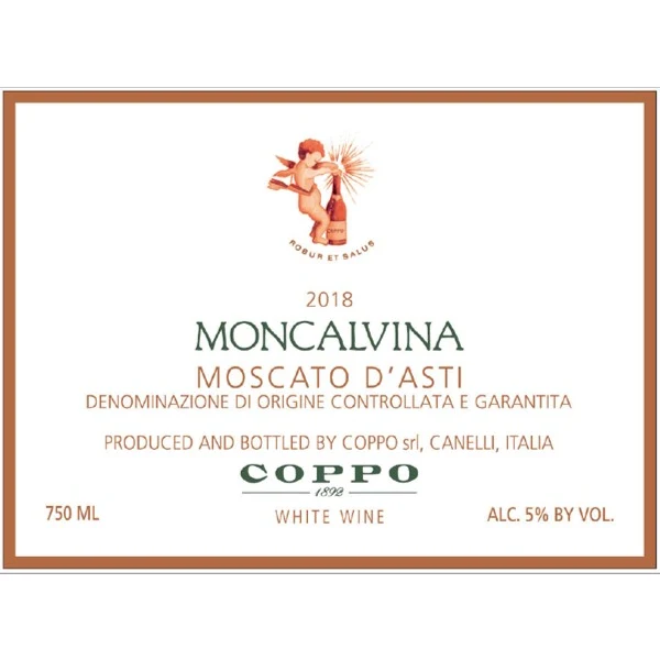Coppo Moncalvina Moscato D'Asti DOCG Moscato 750ml
