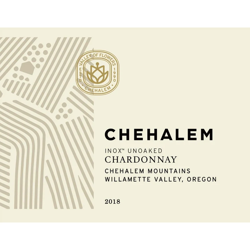 Chehalem Inox Unoaked Chardonnay 750ml