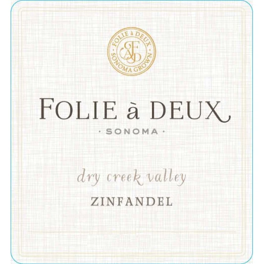 Folie A Deux Dry Creek Valley Zinfandel 750ml