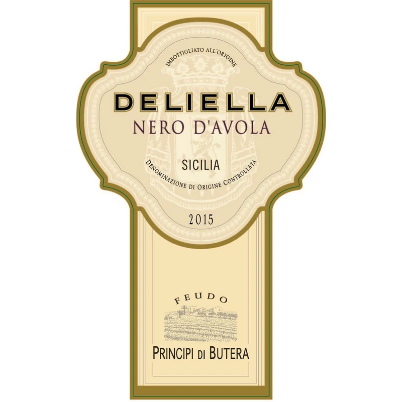 Feudo Principi Di Butera Deliella Sicily Nero D'Avola 750ml