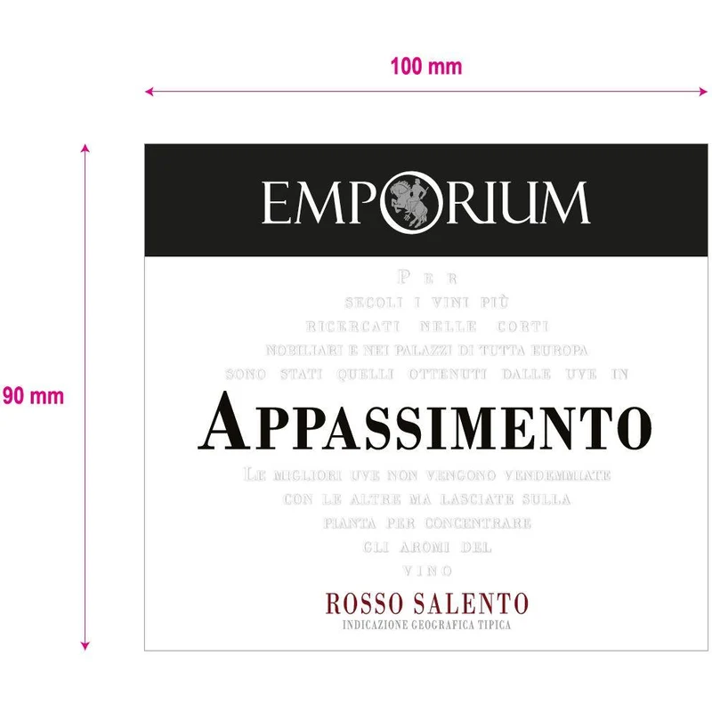 Emporium Appassimento Rosso Salento Red Blend 750ml