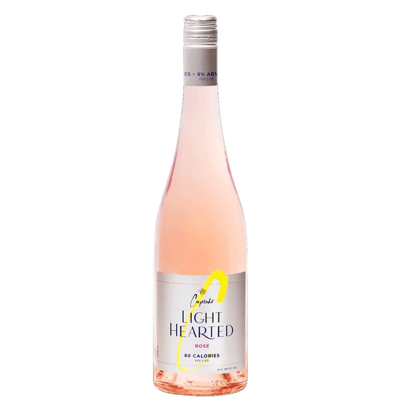 Cupcake Rose Wine Light Hearted