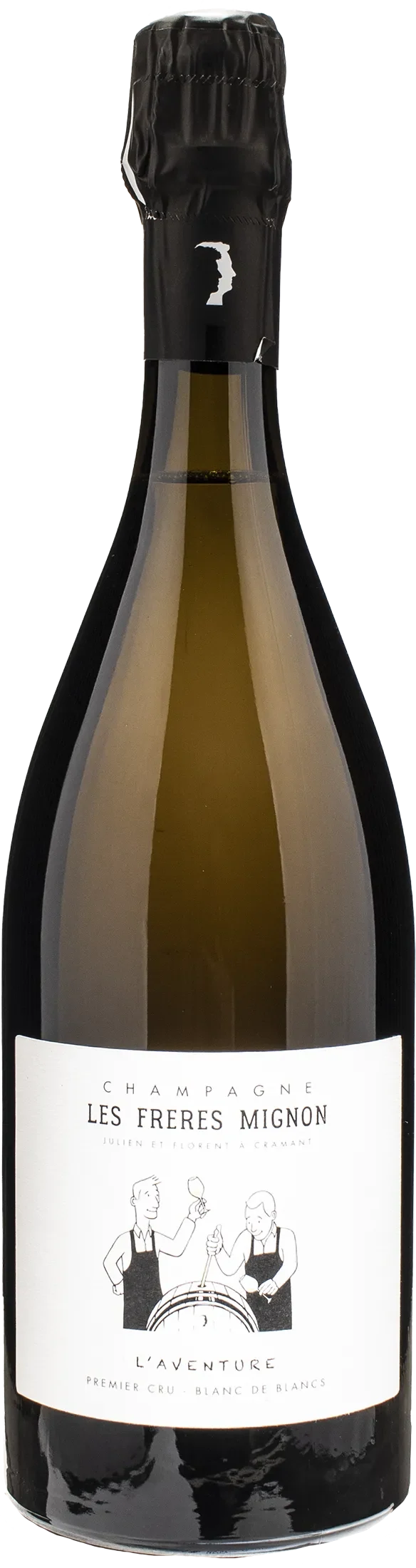 Les Freres Mignon Champagne 1er Cru Blanc de Blancs Extra Brut L'Aventure