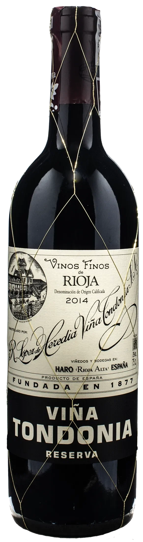 Lopez de Heredia Vina Tondonia Rioja Reserva 2014