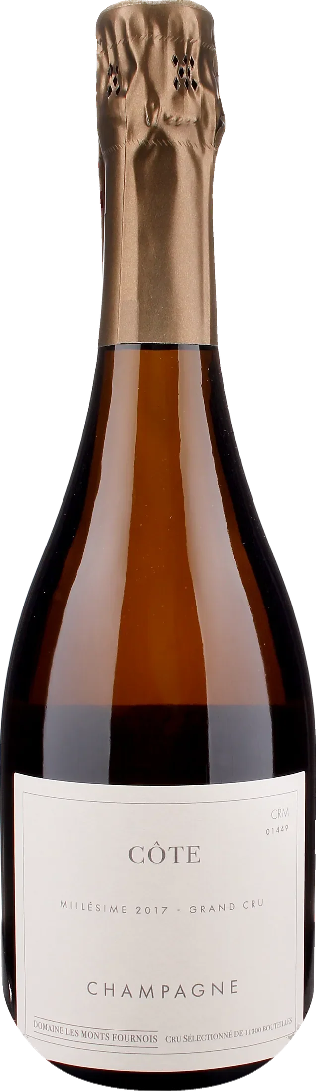 Domaine Les Monts Fournois Champagne 1er Cru Cote Extra Brut 2017