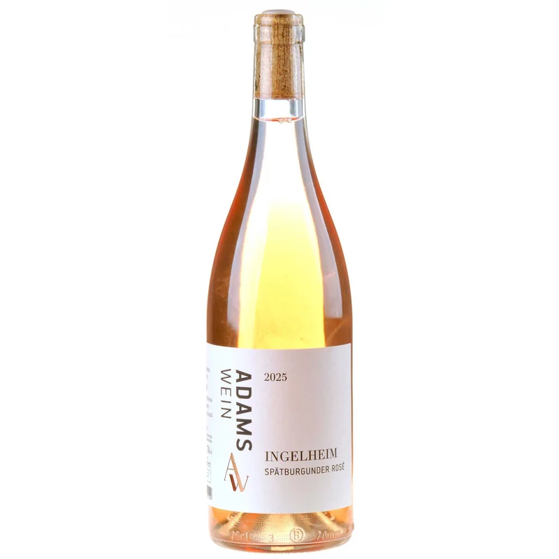 AdamsWein Spätburgunder Rosé Ingelheim 2025 Bio rose