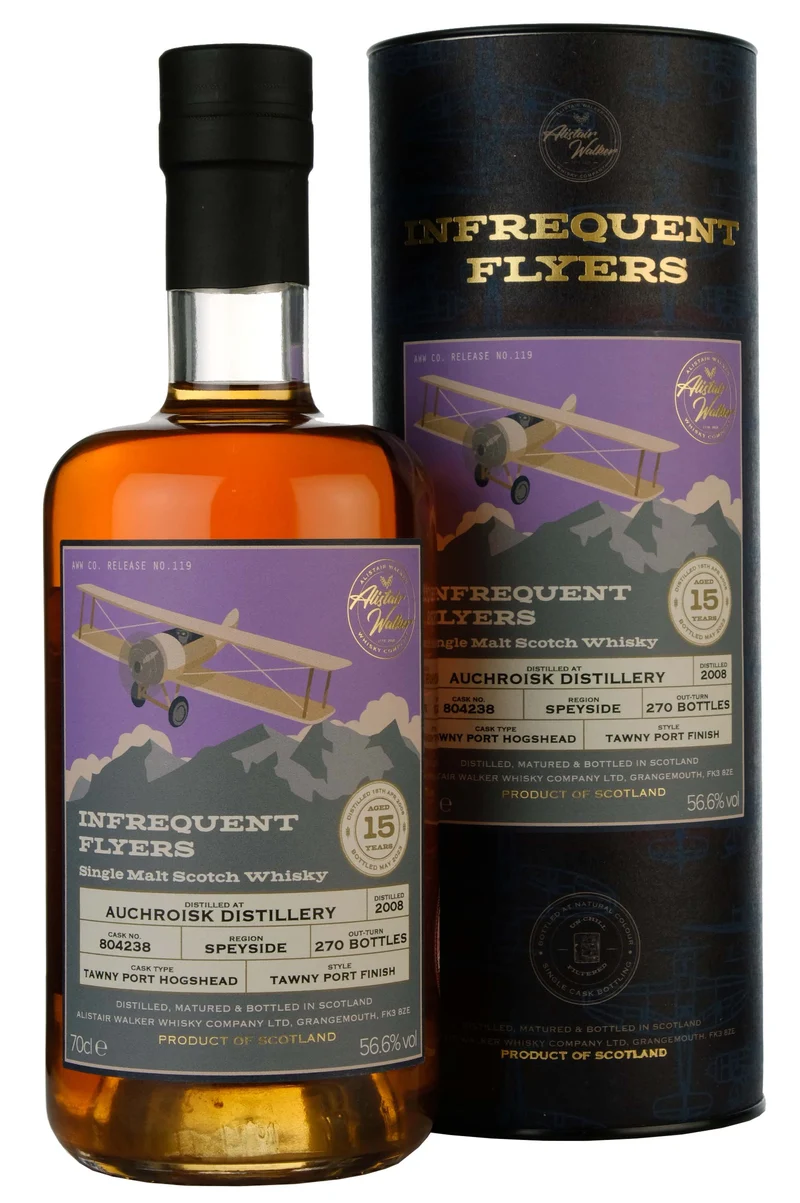 Auchroisk 2008-2023 | 15 Year Old Infrequent Flyers Single Cask 804238