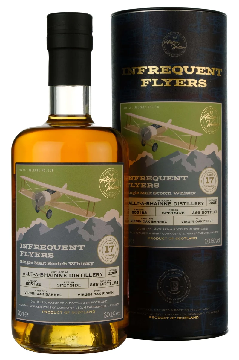 Allt-A-Bhainne 2005-2023 | 17 Year Old Infrequent Flyers | Single Cask 805182