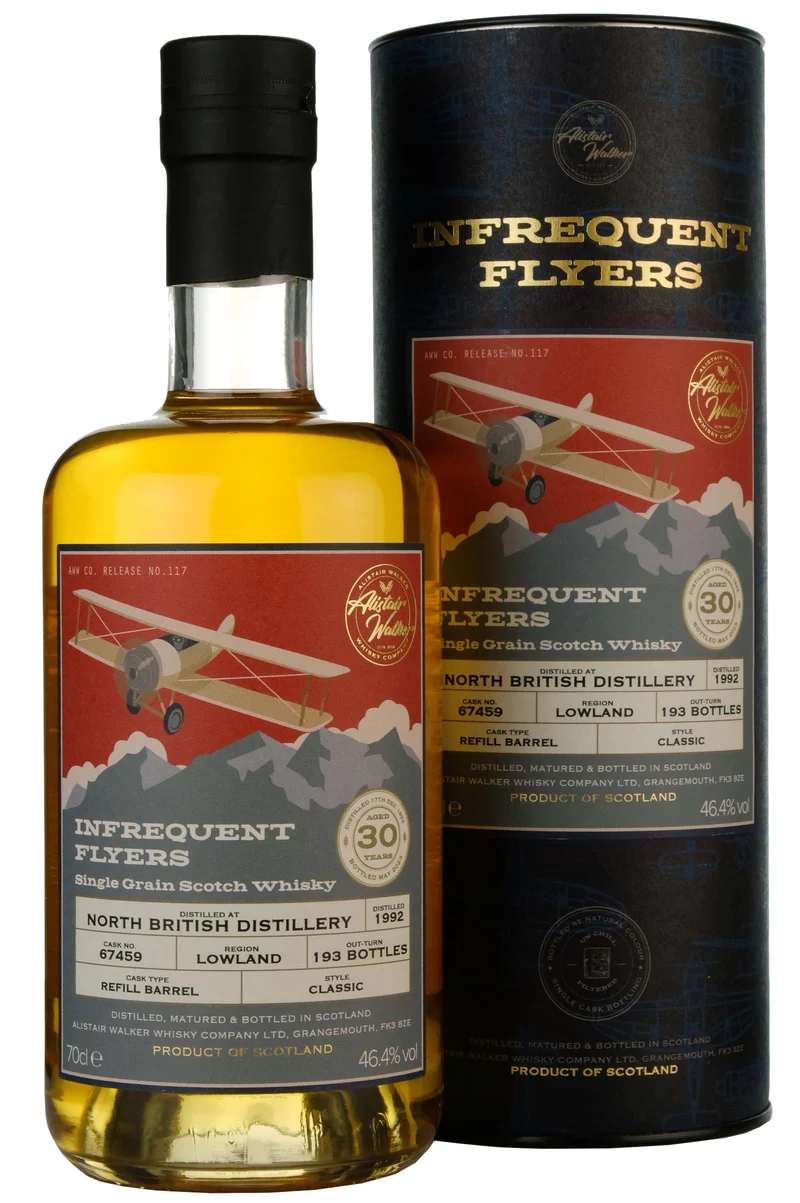 North British 1992-2023 | 30 Year Old Infrequent Flyers Single Cask 67459