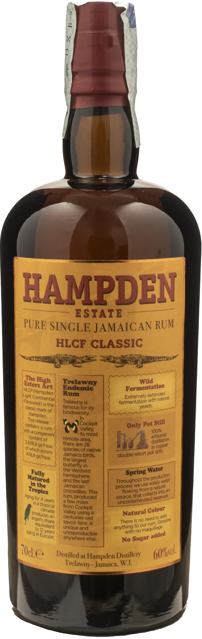 Hampden Estate Single Jamaican Rum HLCF Classic 0.7L