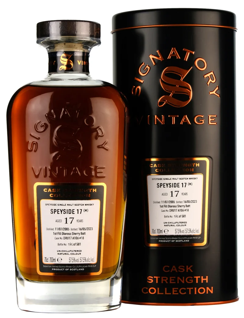 Speyside (M) 2005-2023 | 17 Year Old Signatory Vintage Cask Strength Collection Single Cask 18