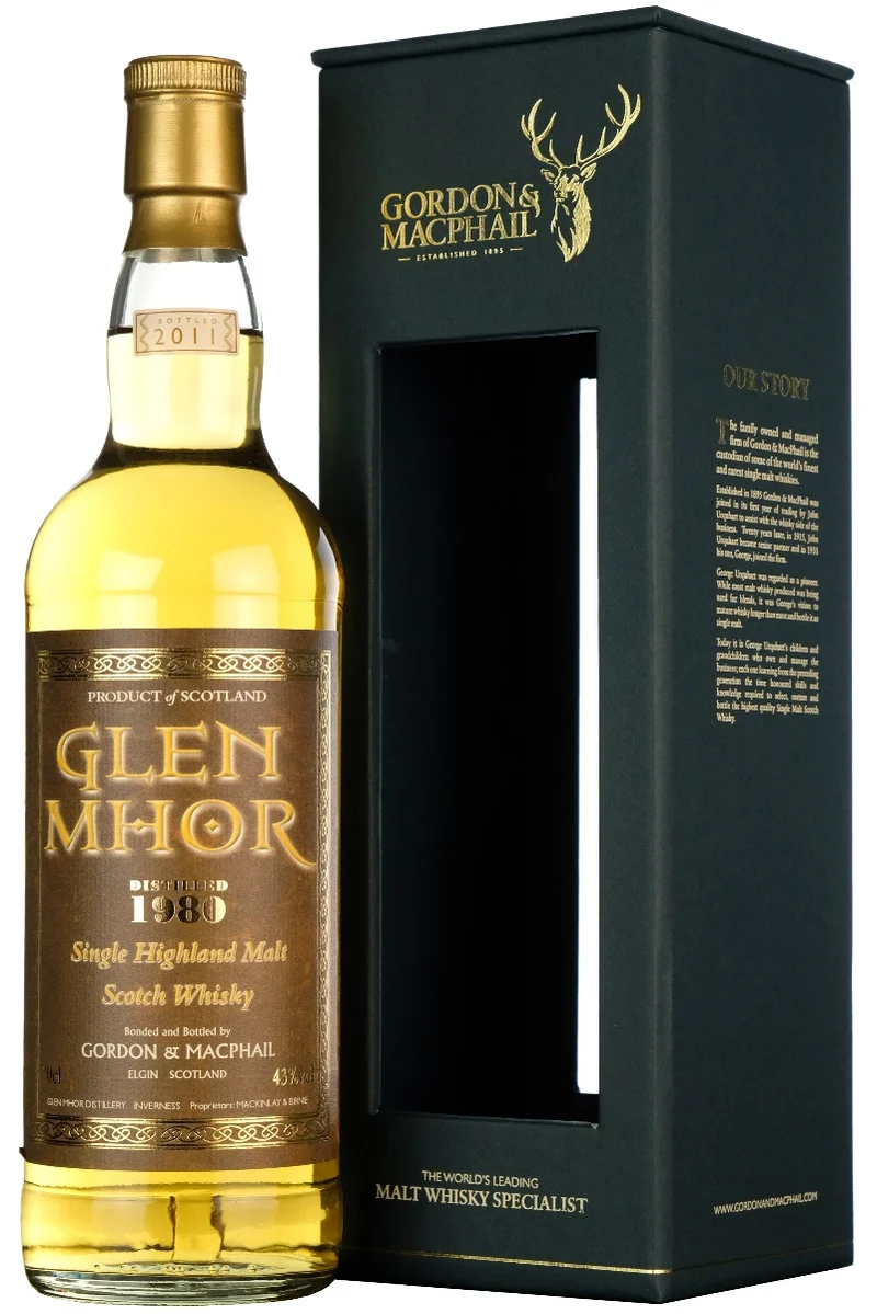 Glen Mhor 1980-2011 Gordon & MacPhail Distillery Label