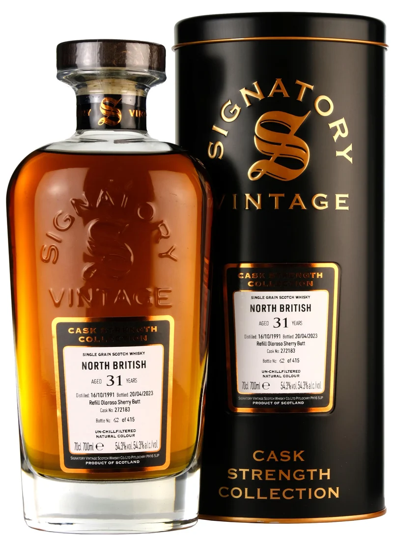 North British 1991-2023 | 31 Year Old Signatory Vintage Cask Strength Collection Single Cask 272183