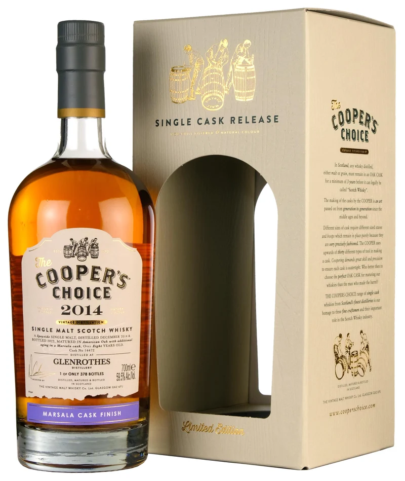 Glenrothes 2014-2023 | 8 Year Old Cooper's Choice Single Cask 14472