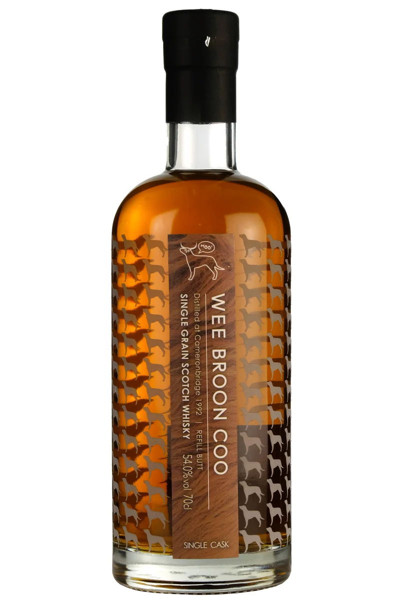 Cameronbridge 1992-2023 | 30 Year Old Little Brown Dog Spirits Wee Broon Coo Single Cask 115129