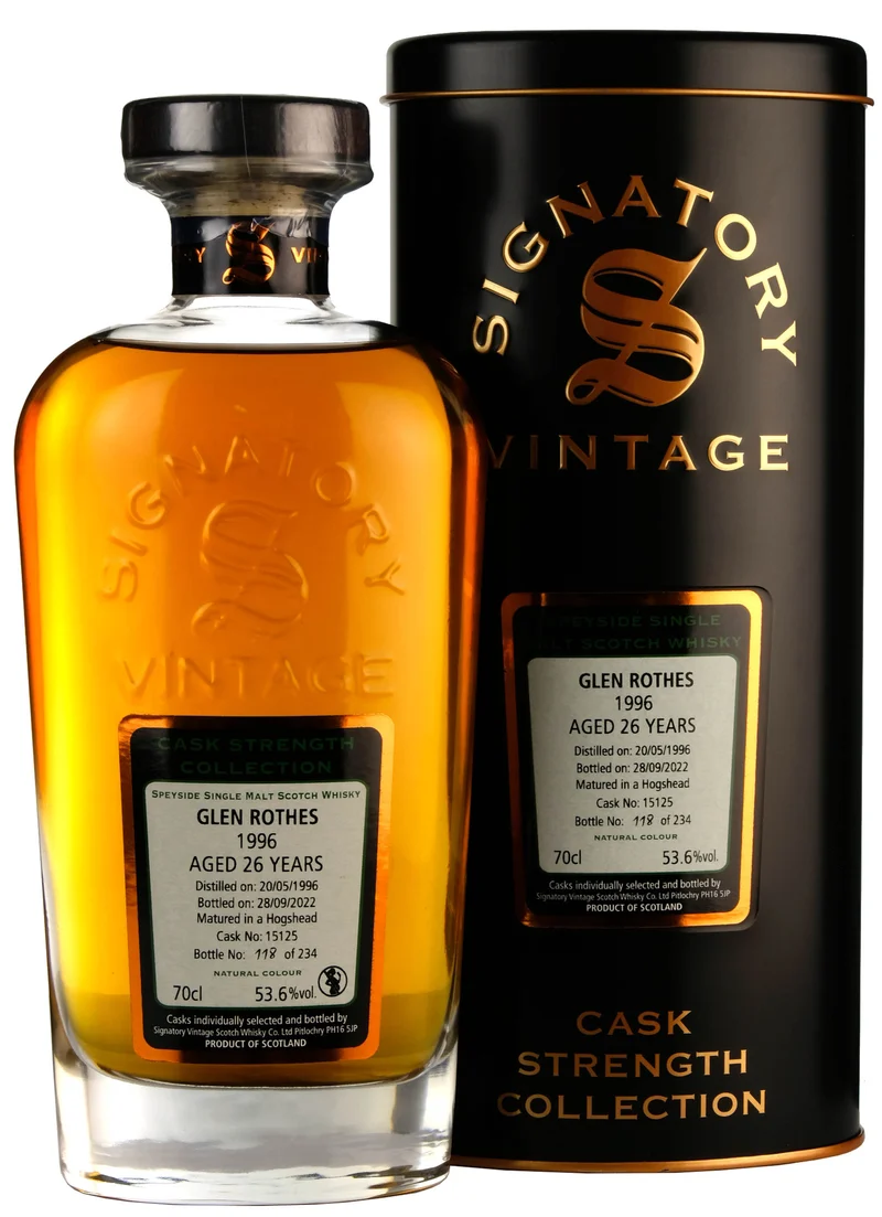 Glenrothes 1996-2022 | 26 Year Old Signatory Vintage Cask Strength Collection Single Cask 15125