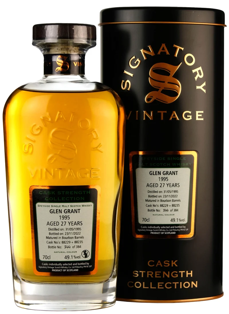 Glen Grant 1995-2022 | 27 Year Old Signatory Vintage Cask Strength Collection Casks 88229-88235