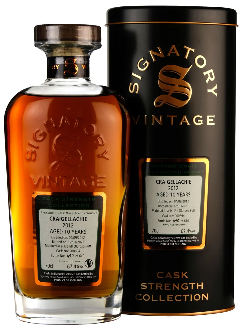 Craigellachie 2012-2023 | 10 Year Old Signatory Vintage Cask Strength Collection Single Cask 900694