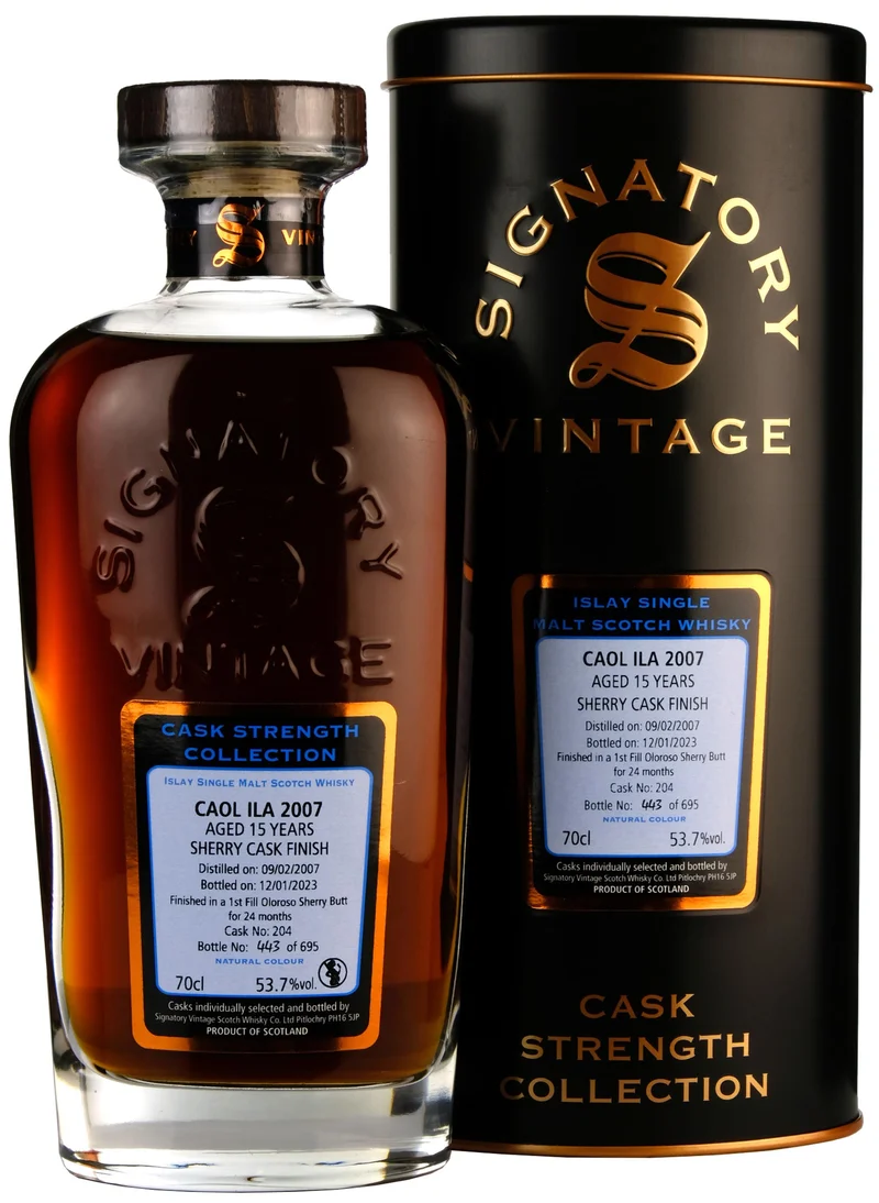 Caol Ila 2007-2023 | 15 Year Old Signatory Vintage Cask Strength Collection Single Cask 204