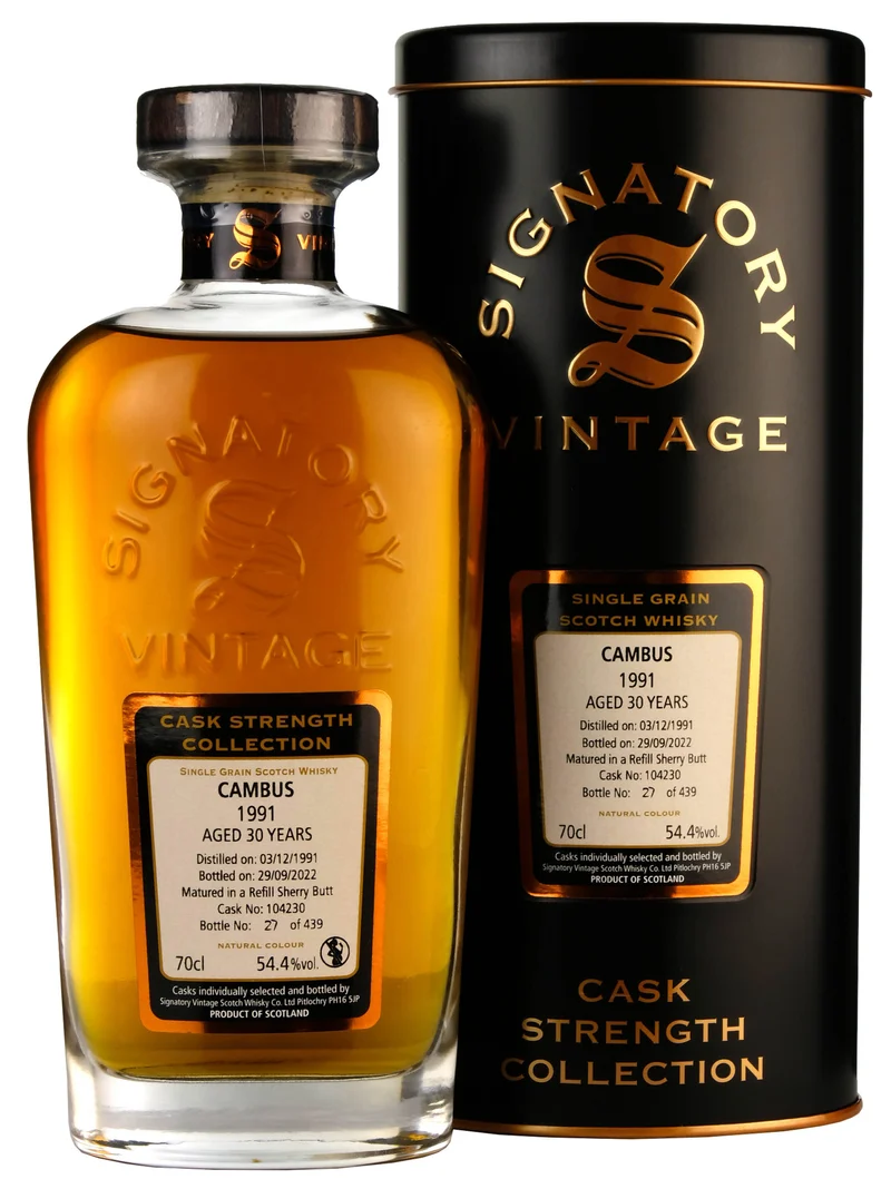 Cambus 1991-2022 | 30 Year Old Signatory Vintage Cask Strength Collection Single Cask 104230