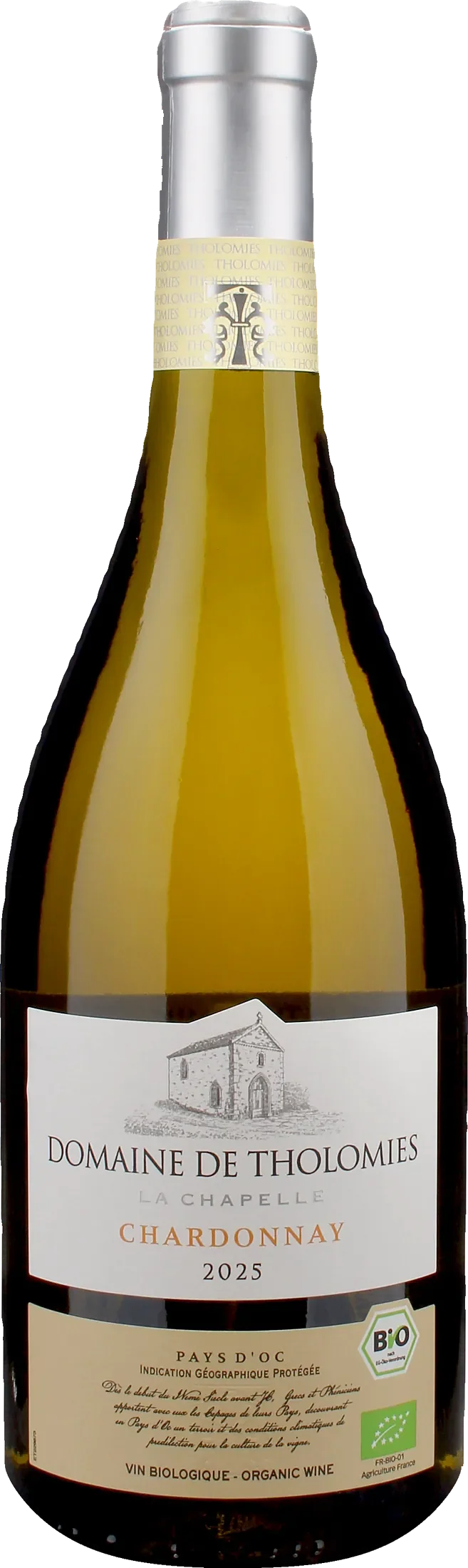 Domaine de Tholomies La Chapelle Pays d'Oc Chardonnay 2025