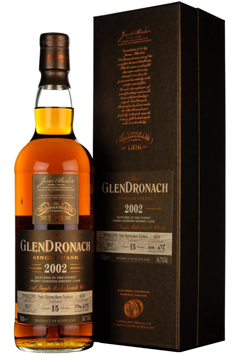 Glendronach 2002-2017 | 15 Year Old | Single Cask 4648 | Batch 16