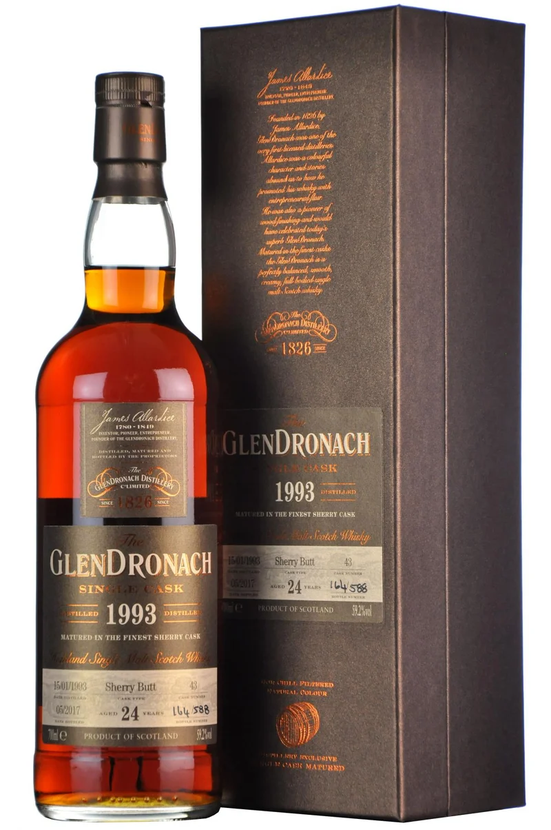 Glendronach 1993-2017 | 24 Year Old Single Cask 43 Batch 15