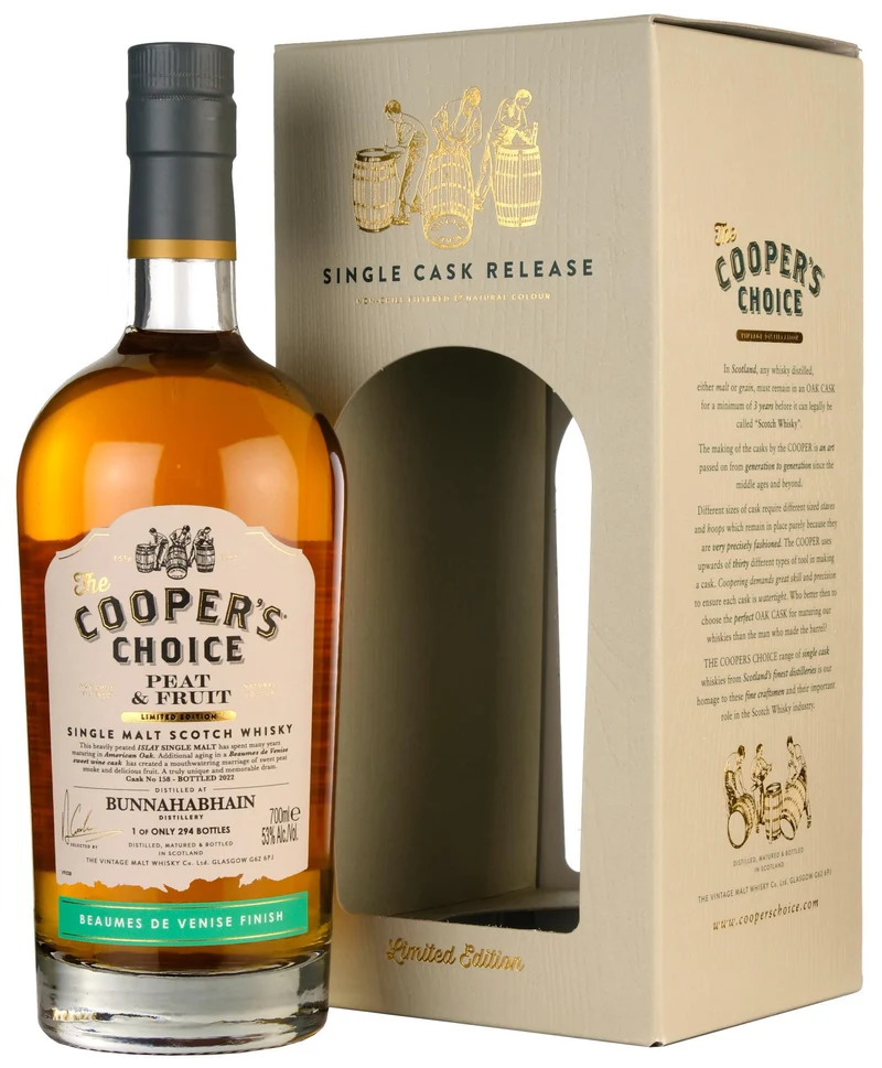 Bunnahabhain Peat & Fruit | Cooper's Choice Single Cask 158