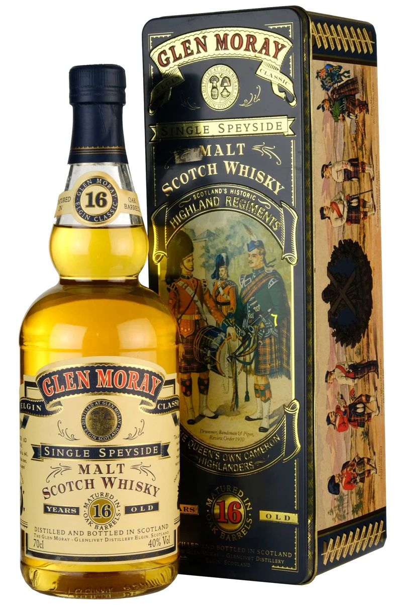 Glen Moray 16 Year Old The Queens Own Cameron Highlanders