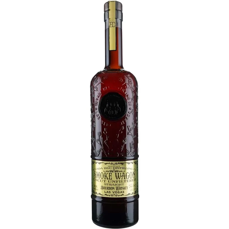 Smoke Wagon Uncut Unfiltered Straight Bourbon Whiskey