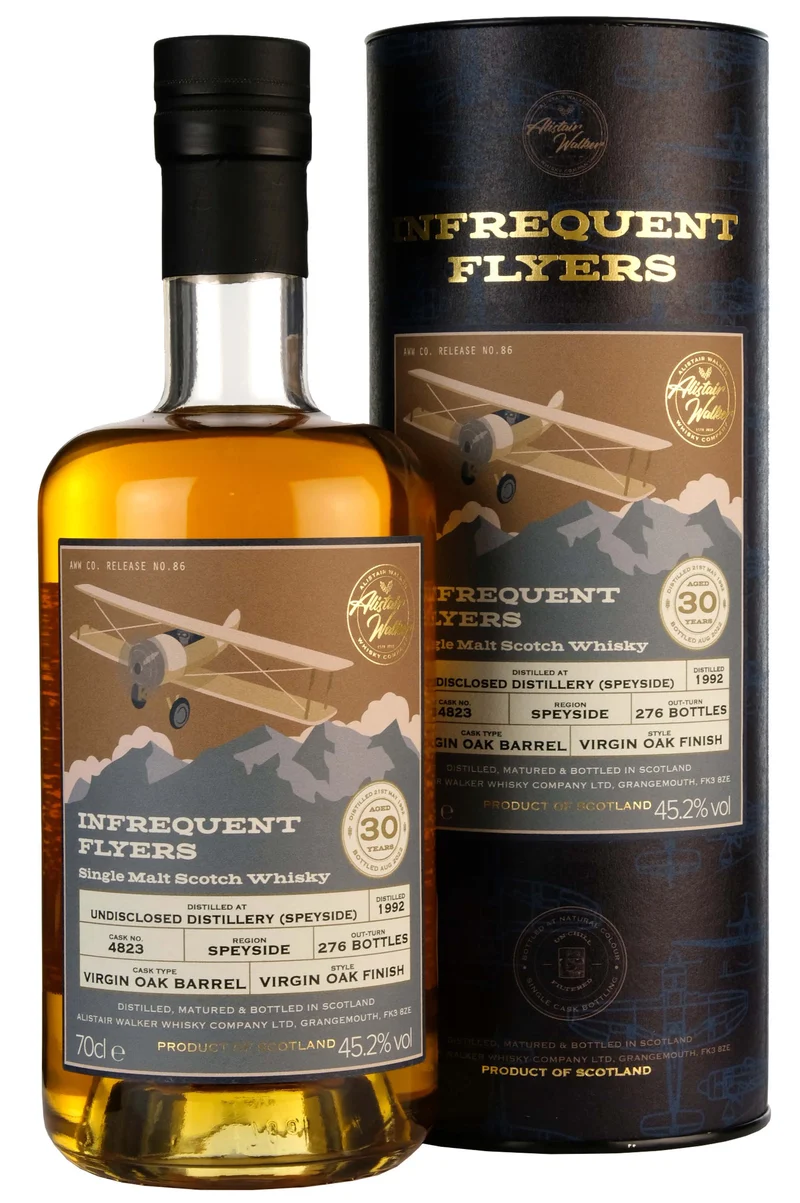 Undisclosed Speyside 1992-2022 | 30 Year Old Infrequent Flyers Single Cask 4823
