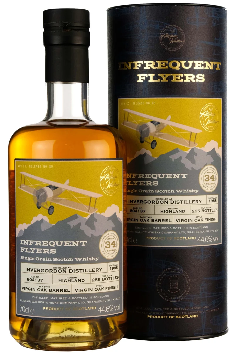 Invergordon 1988-2022 | 34 Year Old Infrequent Flyers Single Cask 804137