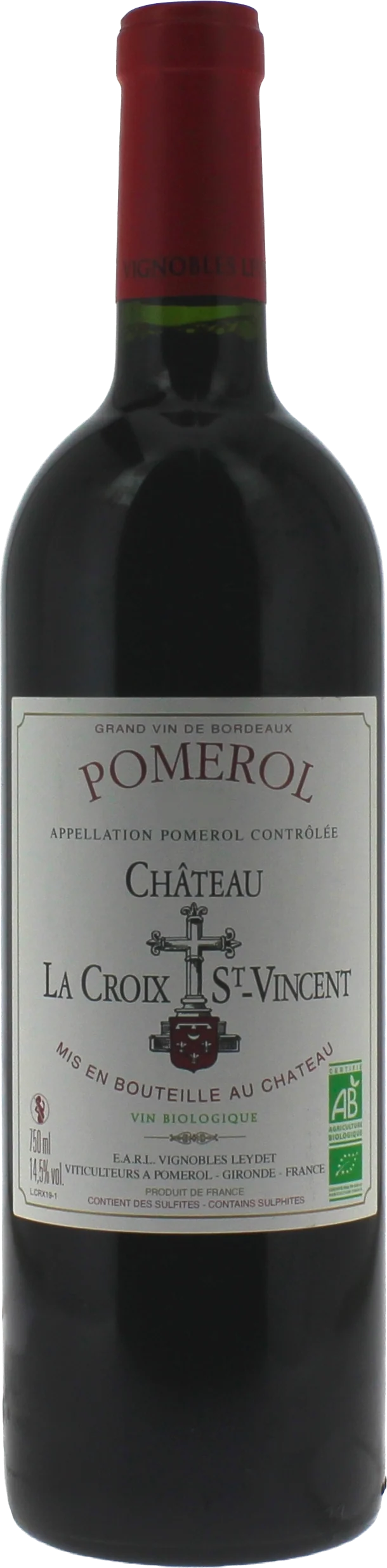 La Croix St Vincent Pomerol, 2019