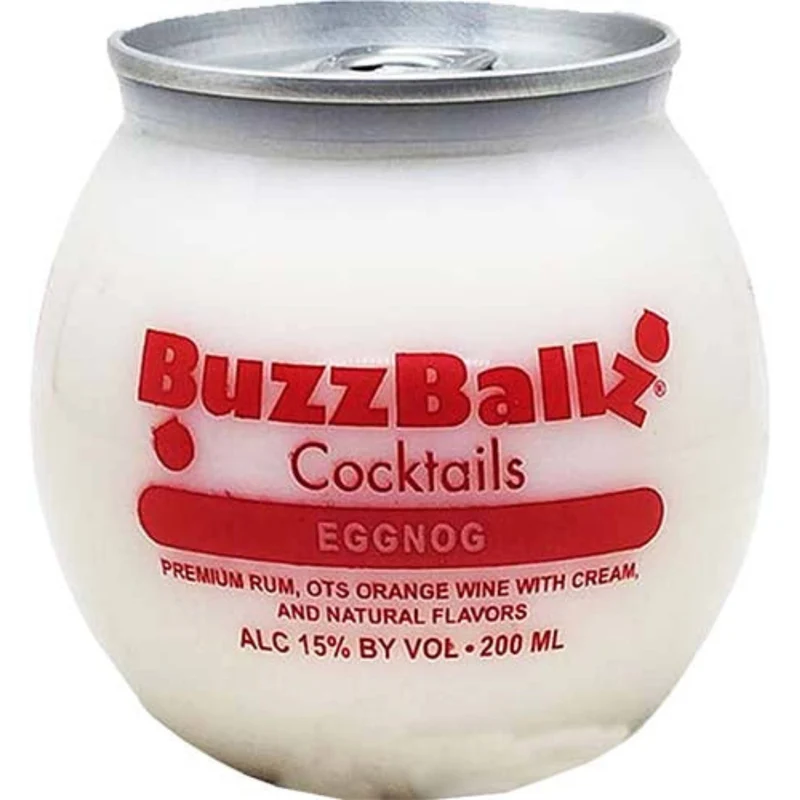 BuzzBallz Cocktails Eggnog - 24 Pack