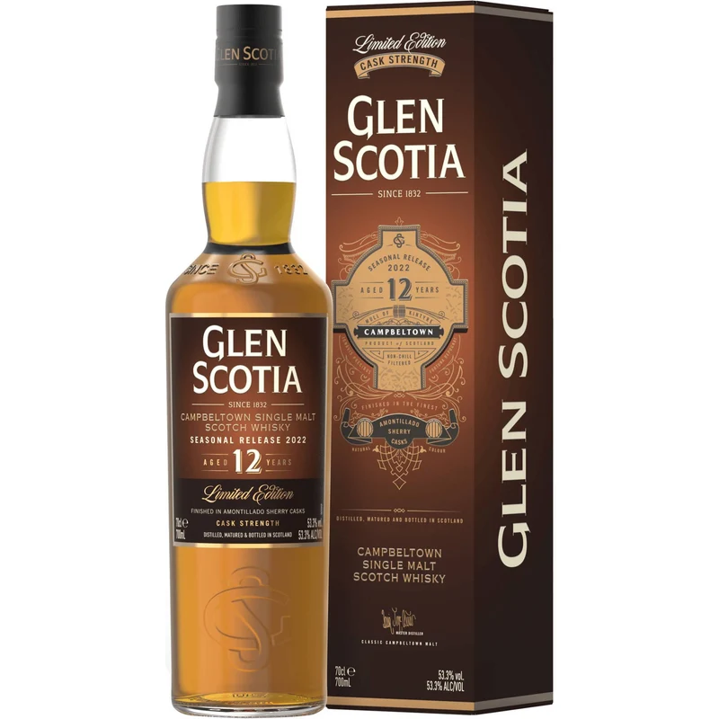 Glen Scotia 12 Year Old Single Malt Scotch Whiskey – Limited Edition Seasonal Release 2022