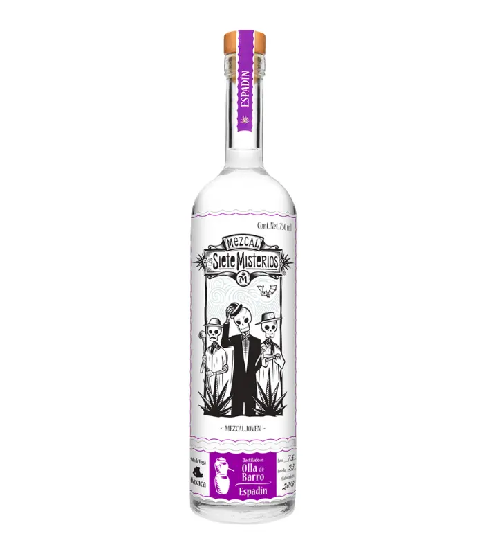 Los Siete Misterios Espadin Olla de Barro Mezcal 750mL