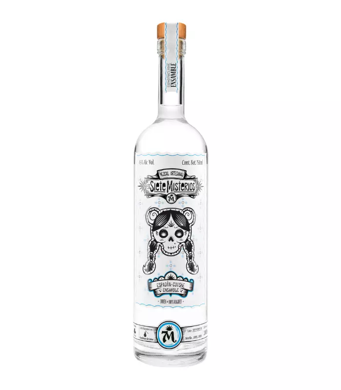 Los Siete Misterios Ensamble Espadin Cuishe Mezcal 750mL