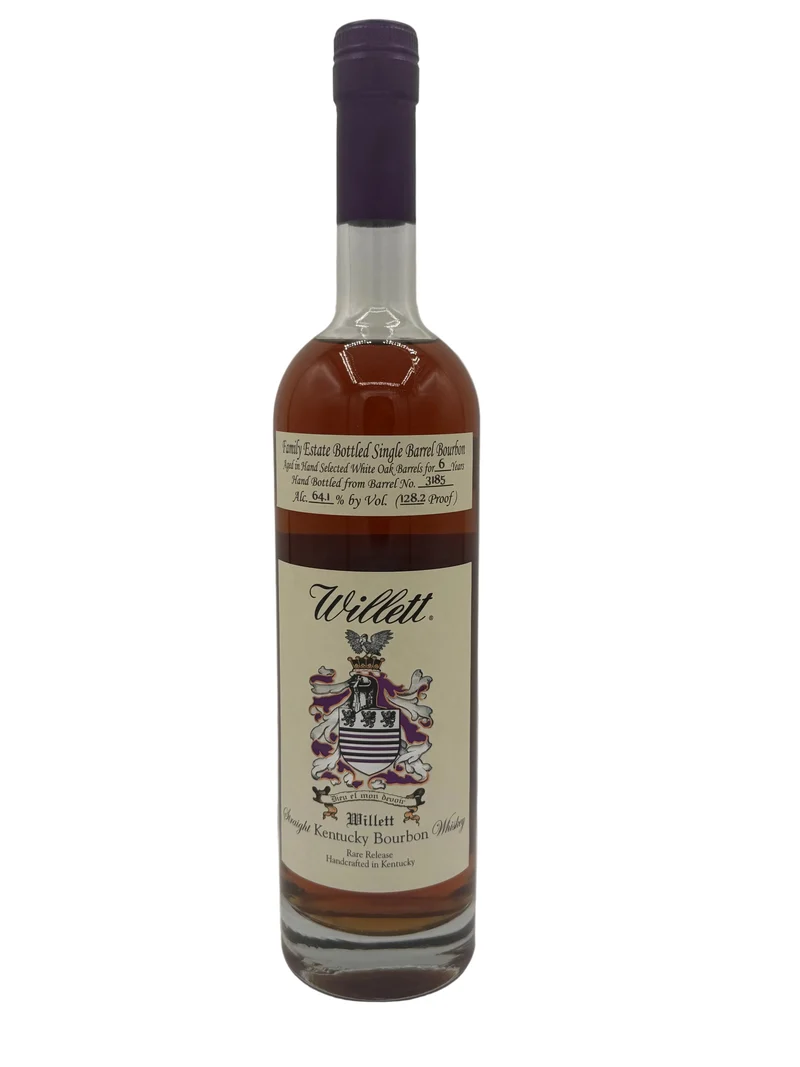 Willett Family Estate Single Barrel Bourbon 6 Year Old #3185 128.2 Proof (Total Wine)